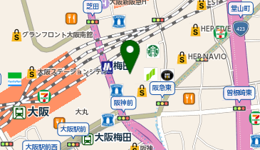 LOULOU WILLOUGHBY(ルルウィルビー) 阪急うめだ本店の地図画像