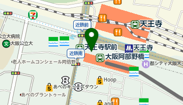 2025大阪・関西万博オフィシャルストア あべのハルカス店の地図画像