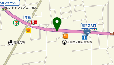 韓丼 佐賀店の地図画像