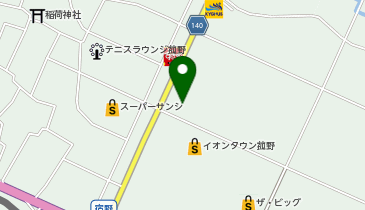 STARBUCKS COFFEE(スターバックスコーヒー) 菰野町店の地図画像