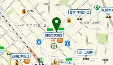 みずほ銀行 西川口支店の地図画像