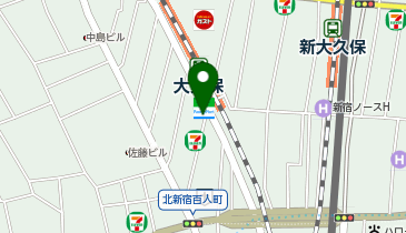 和太鼓HANADA(ハナダ) 新宿教室の地図画像