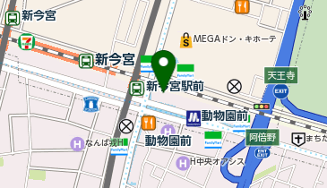 忍者堂の地図画像