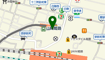 ジョンマスターオーガニック 姫路山陽百貨店の地図画像
