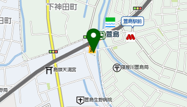 油そば・まぜそばロマン 萱島店の地図画像