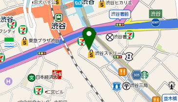 元祖海老出汁 もんじゃのえびせん 渋谷ストリーム店の地図画像