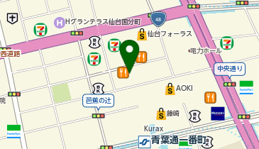 メンズエミナル 仙台院の地図画像