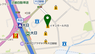 アエナイオンモール大日店の地図画像