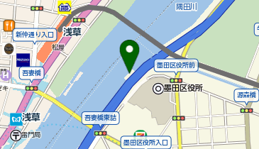 吾妻橋船着場の地図画像