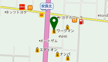 ワークマン 鳥取安長店の地図画像