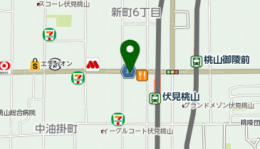 Bibbidi.bobbidi.boo(ビビデ バビデ ブー) 伏見桃山店の地図画像