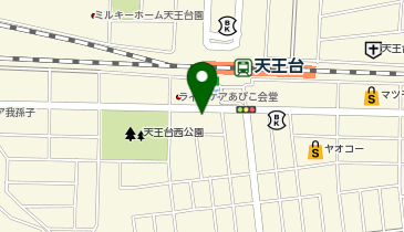 1日3食 肉汁餃子酒場 天王台駅前店の地図画像