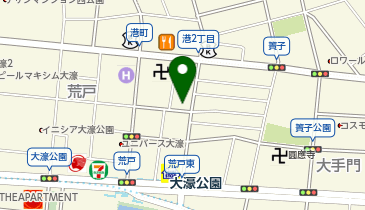 茶郷の地図画像