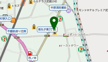 ジーンズメイト 武蔵小杉店の地図画像