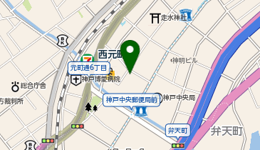 神戸おみくじ弁当の地図画像