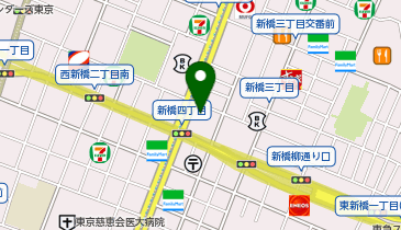 THE CITY BAKERY新虎通りコアの地図画像