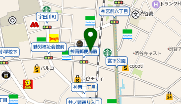 男のセルフ脱毛 渋谷店の地図画像