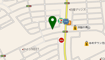 ドラッグ新生堂 光の森店の地図画像