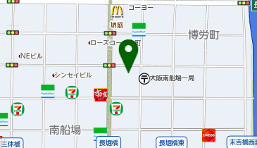 オフィスバスターズ 大阪心斎橋店の地図画像