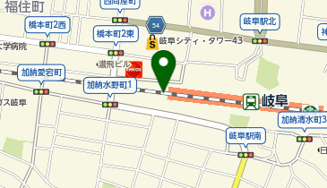 御月見堂・夕月夜 JR岐阜駅店の地図画像