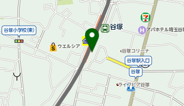 ぎょうざの満洲 エキア谷塚駅店の地図画像