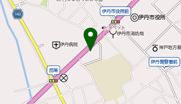 麺道 しゅはり 伊丹店の地図画像