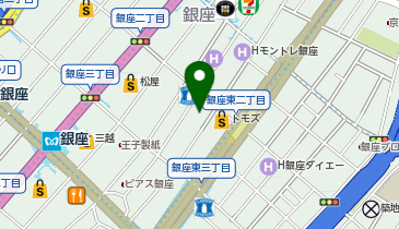 銀座橘苑の地図画像