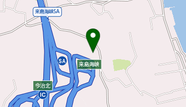 しまなみ海道ロゴオブジェ しまなみピンの地図画像