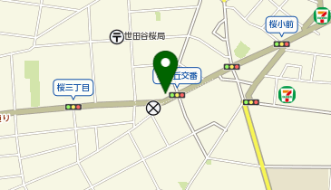 キャットクリニック世田谷の地図画像