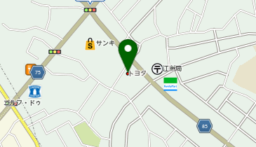 トヨタウン うるま江洲店の地図画像