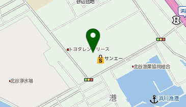 トヨタウン 北谷ランド店の地図画像