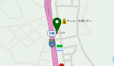 トヨタウン 読谷店の地図画像