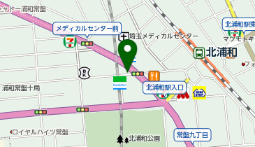 常盤珈琲焙煎所 北浦和店の地図画像