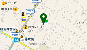 Photo studio ToreTeru(フォト スタジオ トレテル) 神宮前店の地図画像