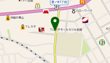 ナカモトクレープの地図画像