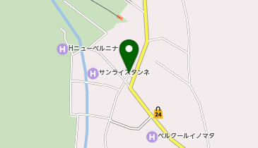 栂池自然園入口の地図画像