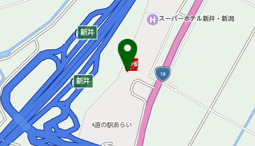 氷見きときと寿し あらい道の駅店の地図画像
