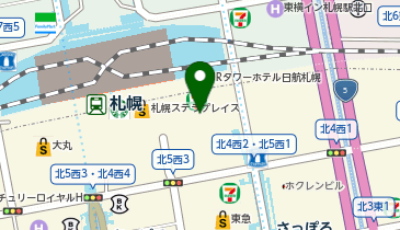 シロクマベーカリー札幌ステラプレイス店の地図画像