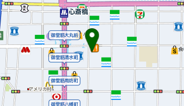 グラニフ ストア&アート心斎橋の地図画像