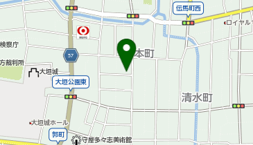 三ツ星 大垣本店の地図画像