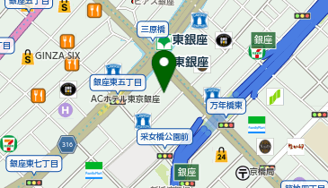 グラン・イーノ 銀座店の地図画像