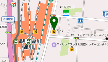 atre品川(アトレ品川)の地図画像
