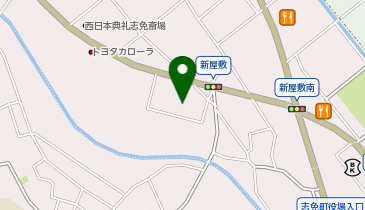 つけ麺 新道の地図画像