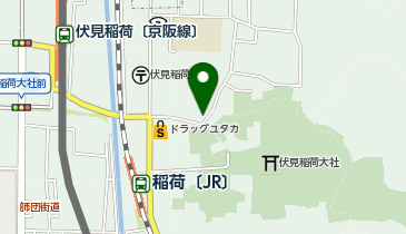 肉のおだきち 伏見稲荷本店の地図画像