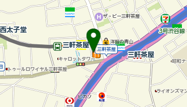 沖縄食堂やんばる日なたの地図画像