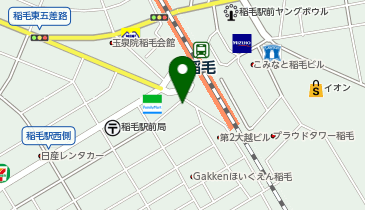 焼肉とホルモン居酒屋もぢょい。 JR稲毛駅西口店の地図画像