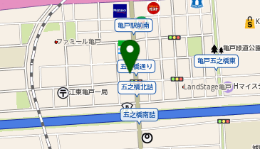 ダンスファッション ヒラマの地図画像