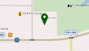 マツゲン 精華台店の地図画像