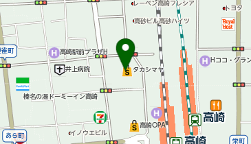 お惣菜のまつおか 高崎高島屋店の地図画像