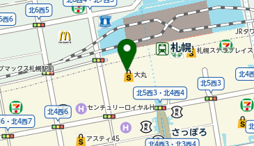 牛たん焼き仙台辺見 大丸札幌店の地図画像